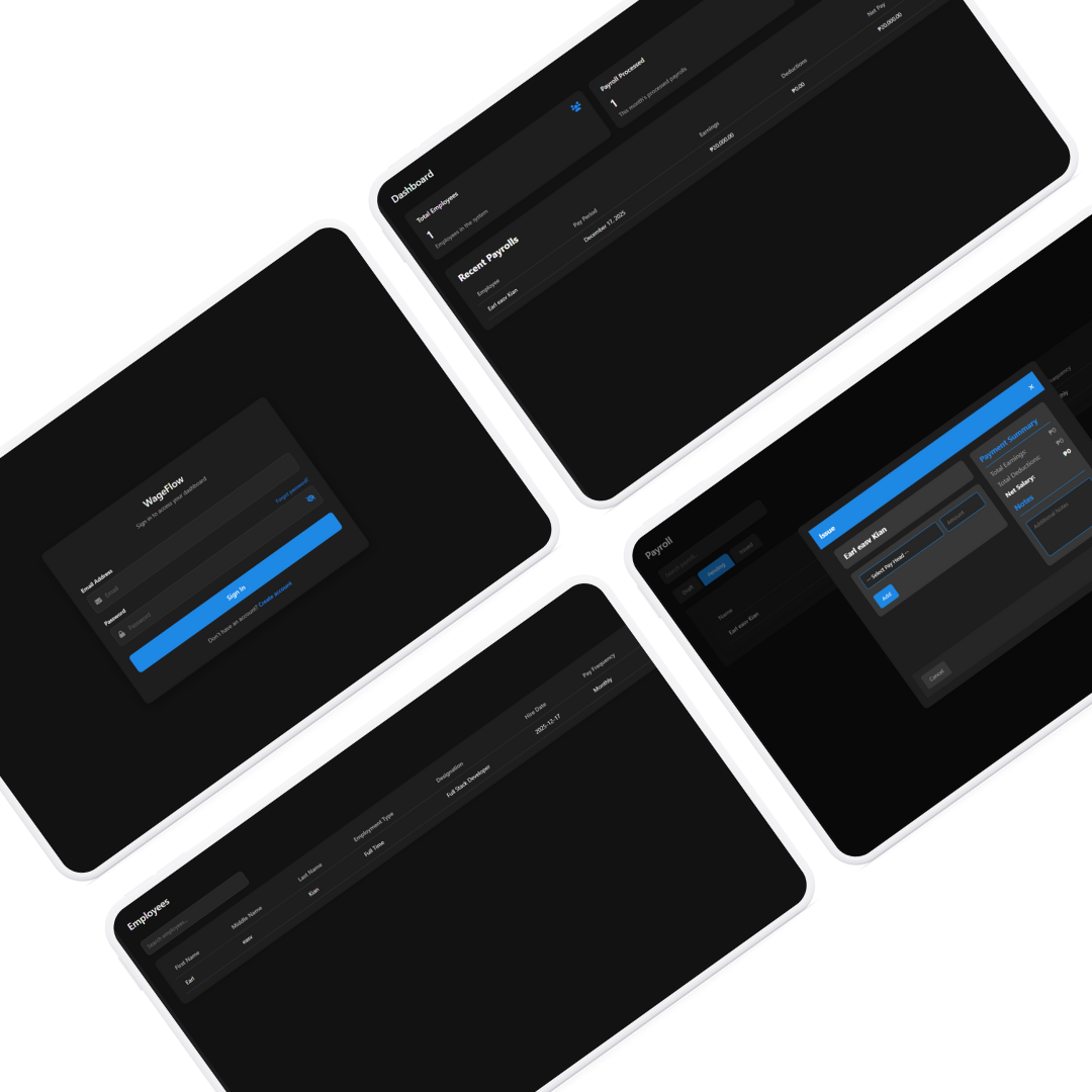 WageFlow - Payroll Management System